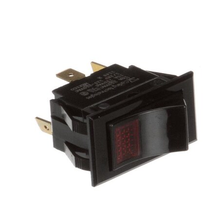 Jade Switch, Spst Blk W/ Lite Dgr 2018400000